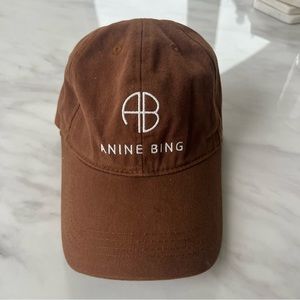 Anine Bing Hat Brown